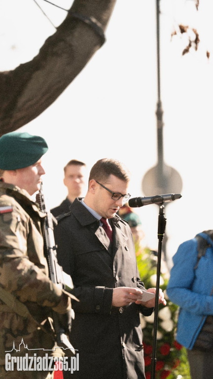 45. rocznica Bydgoskiego Marca 1981. Grudziądzka młodzież oddała hołd bohaterom „Solidarności”