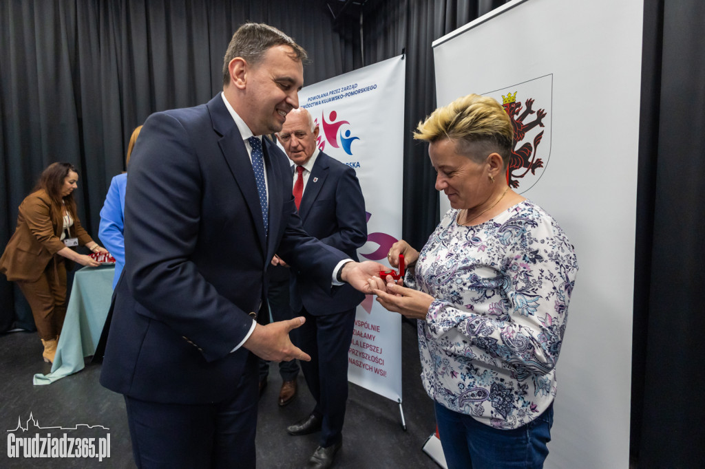 Sołtysi z powiatu grudziądzkiego wyróżnieni odznakami honorowymi