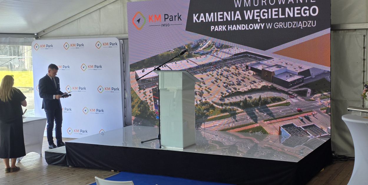 Nowoczesny park handlowy zastąpi dawnego Reala. Wmurowano kamień węgielny pod KM Park IMSO