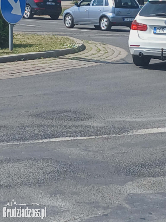 Grudziądz: Najpierw malują pasy, potem lepią dziury. Mieszkańcy i radny łapią się za głowy
