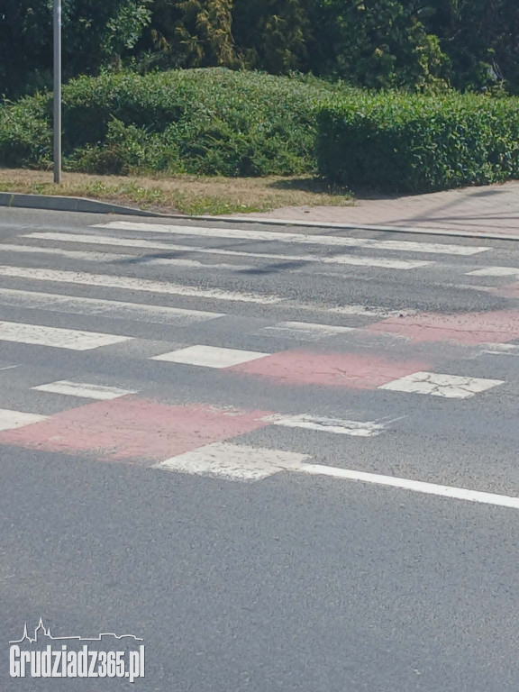 Grudziądz: Najpierw malują pasy, potem lepią dziury. Mieszkańcy i radny łapią się za głowy