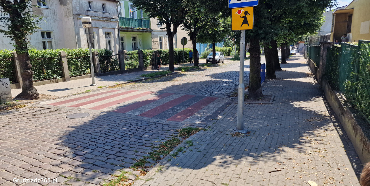 Tylko dwa tygodnie działało interaktywne przejście na Fortecznej w Grudziądzu