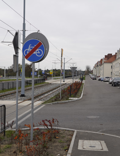 Po remoncie Chełmińskiej w Grudziądzu zniknęła część drogi dla rowerów-82234