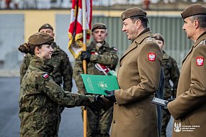 Ferie z WOT w województwie kujawsko-pomorskim zakończone uroczystą przysięgą wojskową-2290