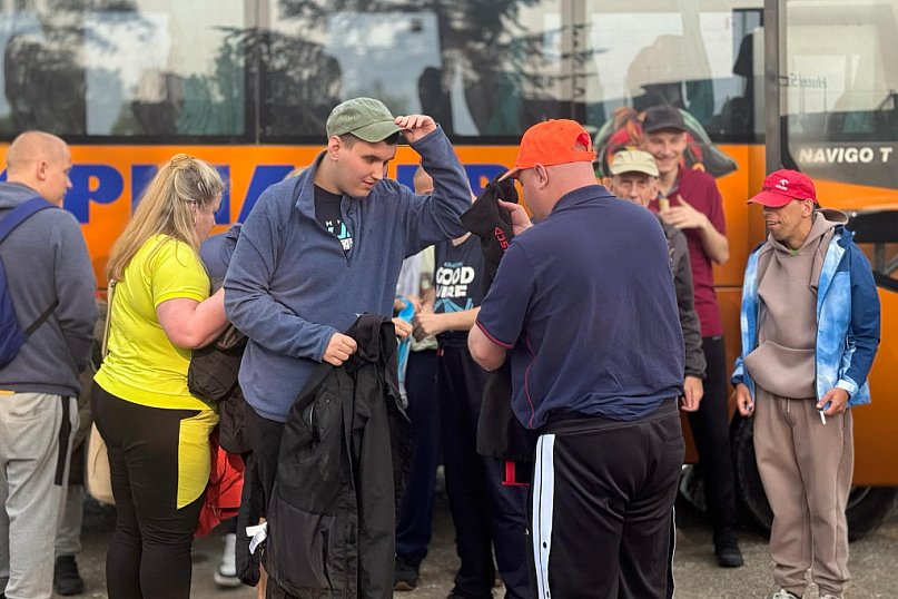 Goście z Miłkowa w Grudziądzu. Projekt „Spinaker dla Powodzian” łączy terapię i sztuk