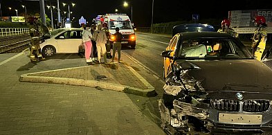Zderzenia dwóch aut osobowych na Chełmińskiej w Grudziądzu-88837
