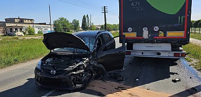 Ciężarówka zderzyła się z osobówką na Szosie Toruńskiej w Grudziądzu. Spore utrudn-88871