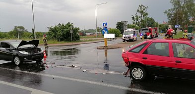 Zderzenie samochodów osobowych na Portowej i Gdyńskiej w Grudziądzu-88937
