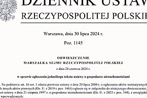 Jest jednolity tekst ustawy o gospodarce nieruchomościa - 90292