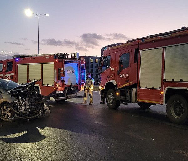 Grudziądz: Kolizja na Konstytucji 3 Maja. Jedna osoba w szpitalu-93035