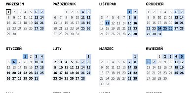 177 dni wolnych od zajęć i zmiany w feriach zimowych. Oto kalendarz roku szkolnego-96488