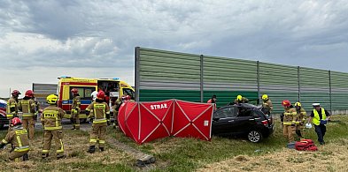 Tragiczny wypadek na A1 przed węzłem Grudziądz. Jedna osoba nie żyje-96604