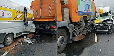 Poważny wypadek na średnicówce w Grudziądzu. Trwa akcja służb-96992