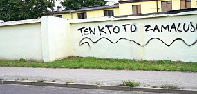 Wulgarna odpowiedź na akcję miasta. Graffiti wróciło w 