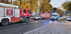 Potrącenie na przejściu dla pieszych przy ul. Bora-Komo