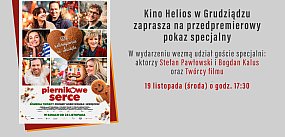 „Piernikowe serce” – przedpremierowy pokaz z udziałem t