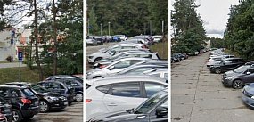 Grudziądz miastem iluzjonistów. Parking przy szpitalu z