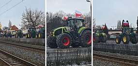 Rolnicy wyjechali na ulice Grudziądza. Raport z protest
