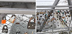 Koniec „kłódek miłości” na grudziądzkiej Marinie. Przec