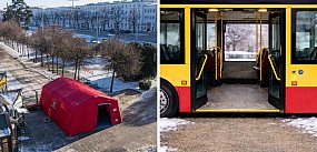 Grudziądz walczy z mrozem: Namiot grzewczy i zmiany w k