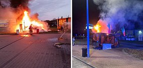 Płoną food trucki w Grudziądzu! To już drugi pożar w ci