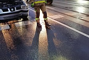 ​​​​​​​Wieczorna kolizja na Chełmińskiej w Grudziądzu. Zderzyły się dwa samochody-97929