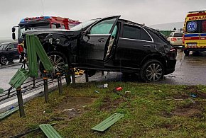 Wypadek na autostradzie A1 pod Grudziądzem. Dwie osoby ranne, duże utrudnienia-97931