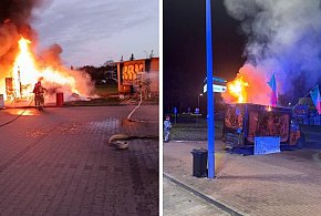 Płoną food trucki w Grudziądzu! To już drugi pożar w ciągu trzech dni