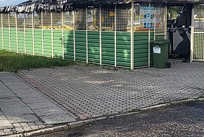 Zatrzymanie w sprawie pożaru wiaty śmietnikowej na osiedlu Rządz w Grudziądzu