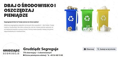 Kolejne tysiące z kieszeni mieszkańców na „rolki”. Tak Grudziądz płaci za segregac