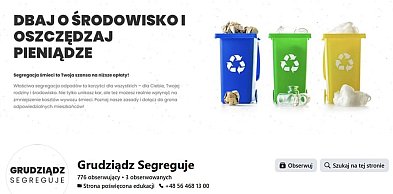 Kolejne tysiące z kieszeni mieszkańców na „rolki”. Tak Grudziądz płaci za segregac