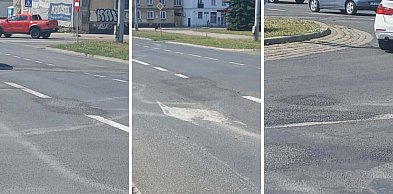Grudziądz: Najpierw malują pasy, potem lepią dziury. Mieszkańcy i radny łapią się