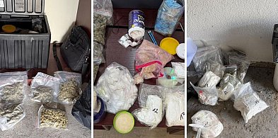 Potężne uderzenie kryminalnych. 59-latek z blisko 8 kg narkotyków w areszcie-97918