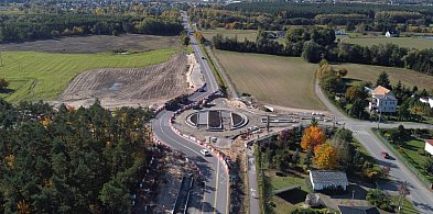 Bezpieczniej na trasie Grudziądz-Kwidzyn. Finał budowy ronda w Mokrem za 12 mln zł-98568
