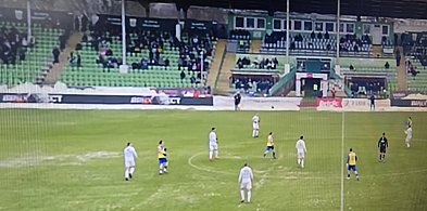 Zimny prysznic przy Piłsudskiego. Olimpia Grudziądz ulega Unii Skierniewice-99243