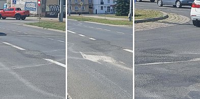 Grudziądz: Najpierw malują pasy, potem lepią dziury. Mieszkańcy i radny łapią się
