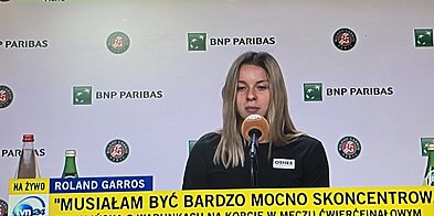 Co za mecz! Maja Chwalińska rzuciła faworytkę na kolana i gra o finał RG