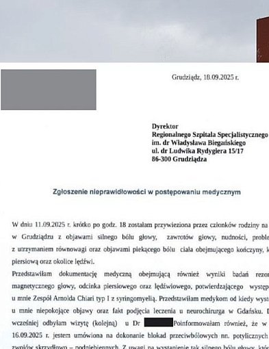 Skandal w grudziądzkim SOR-ze: Szpital ignoruje skargę pacjentki-98373