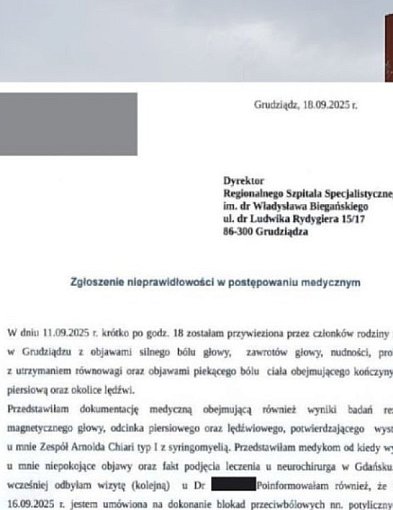 Skandal w grudziądzkim SOR-ze: Szpital ignoruje skargę pacjentki-98373