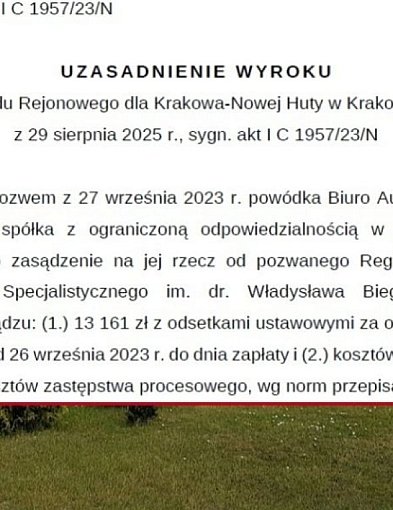 Zawiadomił prokuraturę o nieprawidłowościach w szpitalu. Wkrótce potem stracił pra-98666