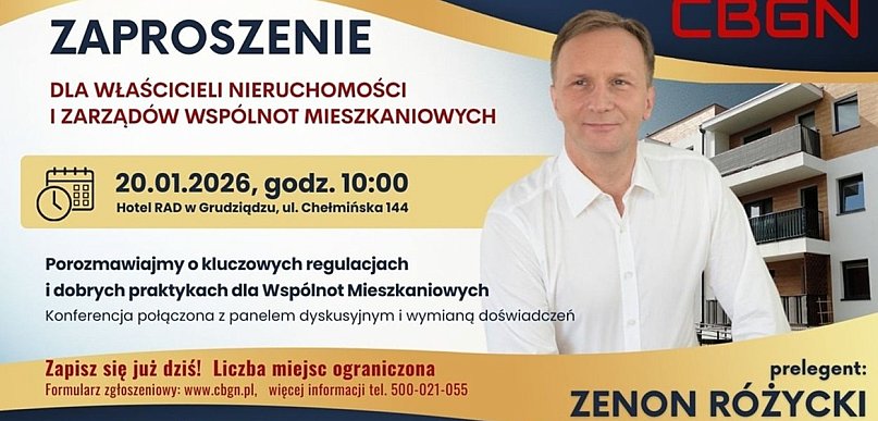 Jesteś właścicielem mieszkania? Poznaj swoje prawa i obowiązki. Darmowa konferencj