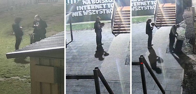 Kradzież pod szkołą. Policja szuka sprawców i publikuje wizerunek