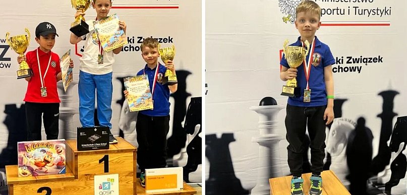 Mały wielki mistrz z Grudziądza! 7-letni Adam Stańdo na podium Mistrzostw Polski