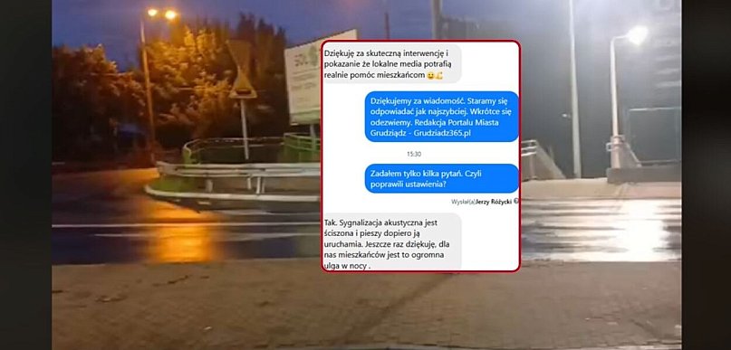 Koniec nocnego koszmaru przy zjeździe z mostu! Uciążliwa sygnalizacja wreszcie uci