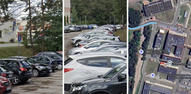 Grudziądz: Parking widmo przy szpitalu. Był płatny, a teraz inspektor go nie widzi - 99249