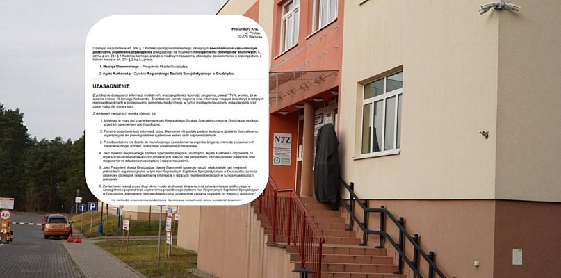 Zawiadomienie do Prokuratury Krajowej! Prezydent i Dyrektor Szpitala pod lupą