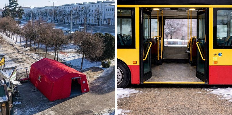 Grudziądz walczy z mrozem: Namiot grzewczy i zmiany w komunikacji miejskiej