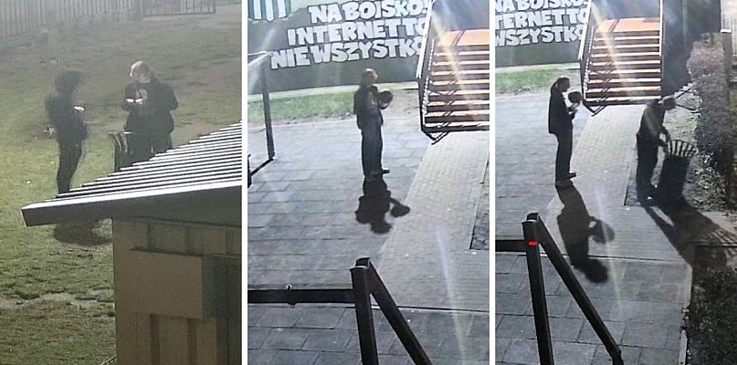 Kradzież pod szkołą. Policja szuka sprawców i publikuje wizerunek