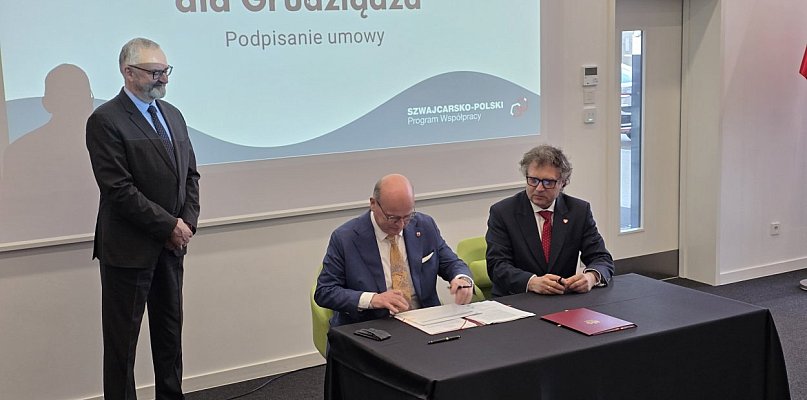 Szwajcarska precyzja i miliony dla Grudziądza. Podpisano historyczne umowy!