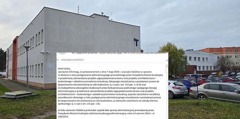 Prokuratura wszczęła śledztwo w sprawie pozwolenia na budowę dla Uczelni